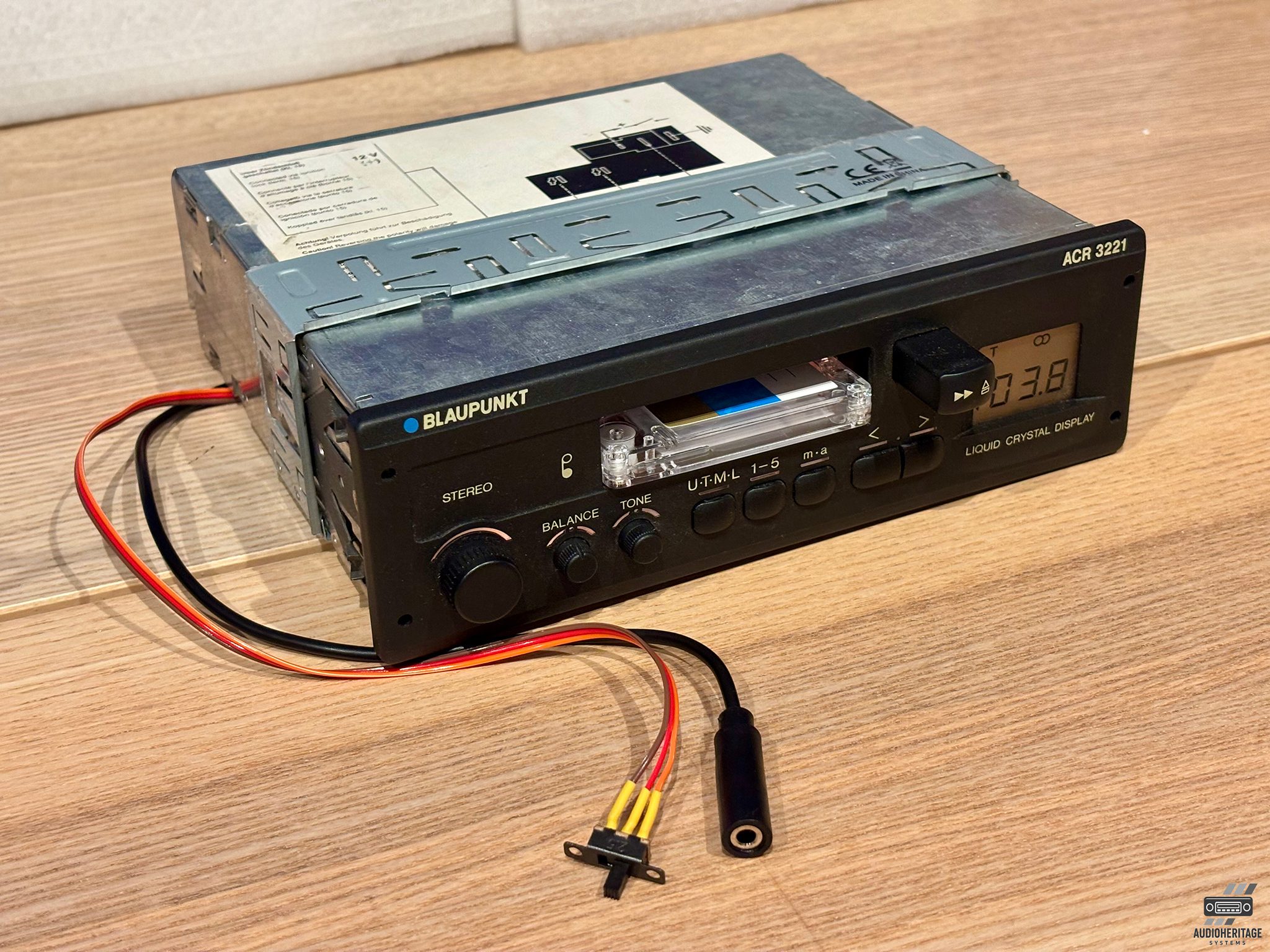 Autoradio d'époque modernisé